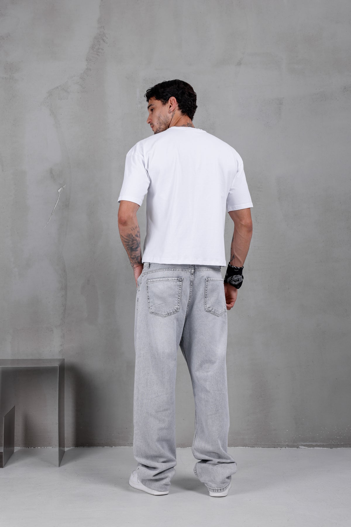M15 Baggy Jean – Stone Grey