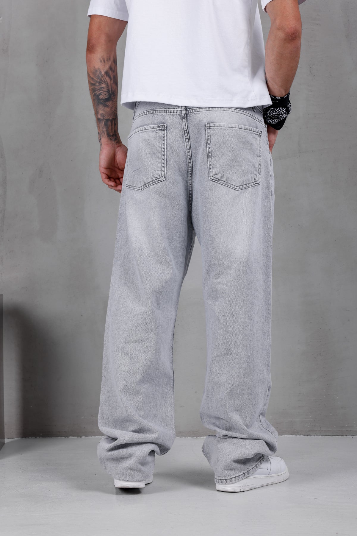 M15 Baggy Jean – Stone Grey