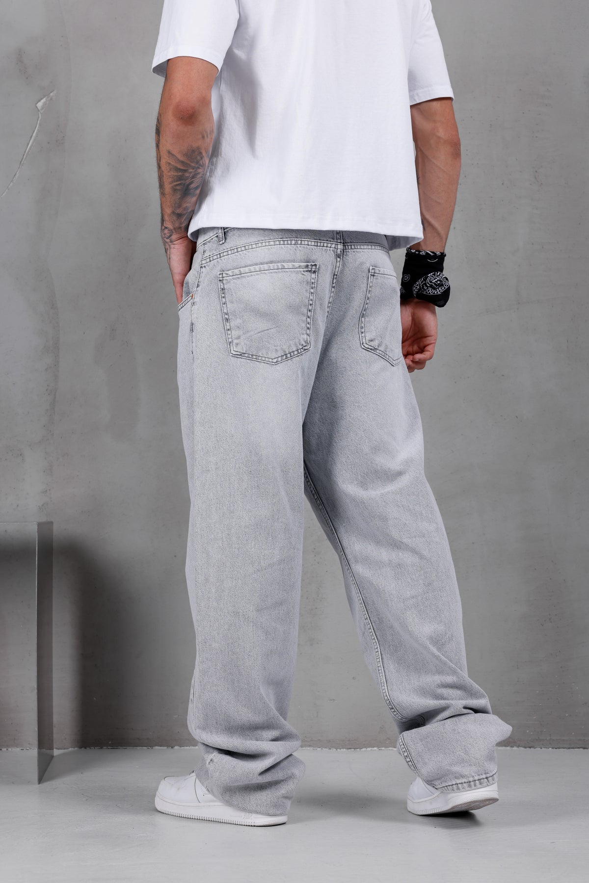 M15 Baggy Jean – Stone Grey