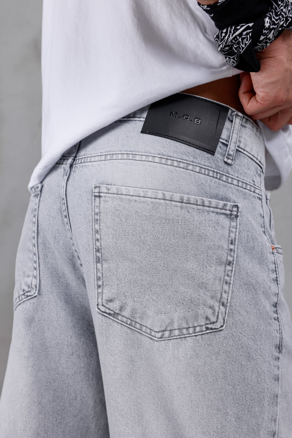M15 Baggy Jean – Stone Grey