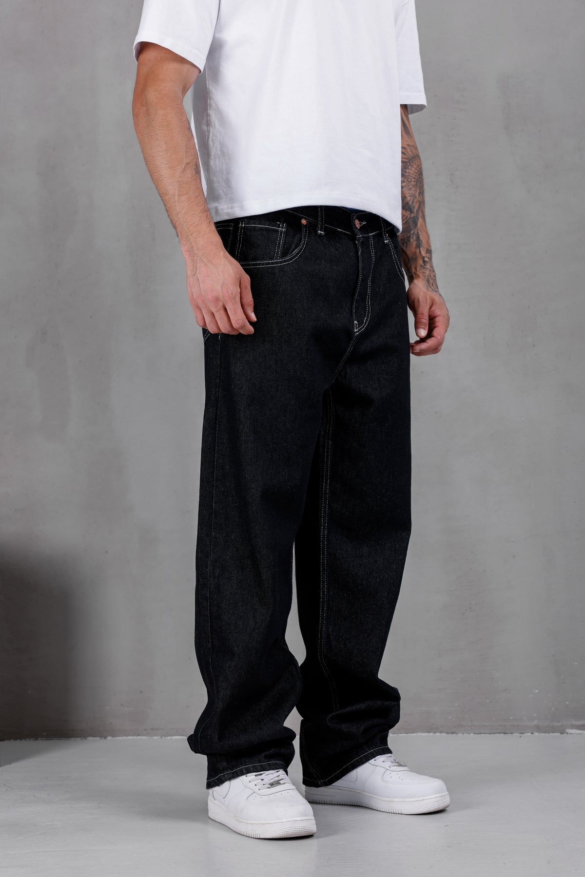 M13 Baggy Jean – Rinse Black