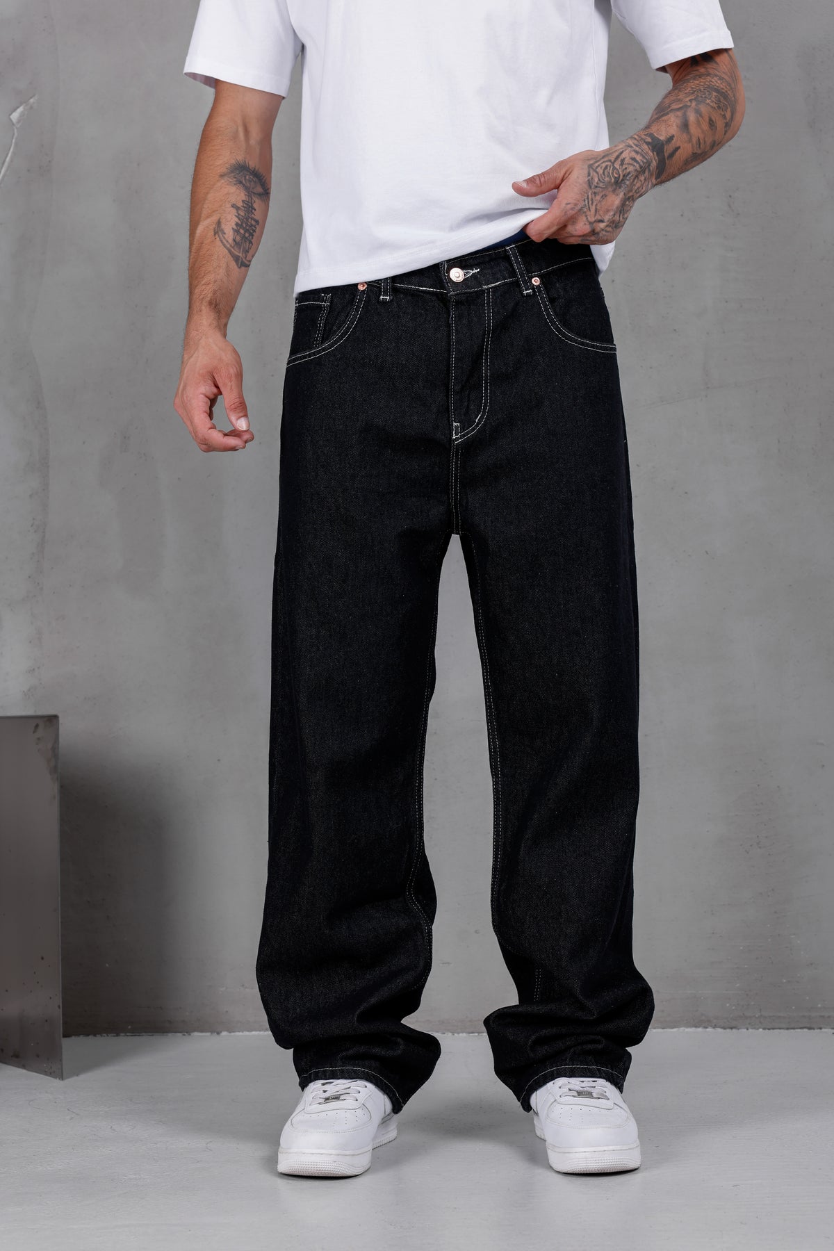 M13 Baggy Jean – Rinse Black