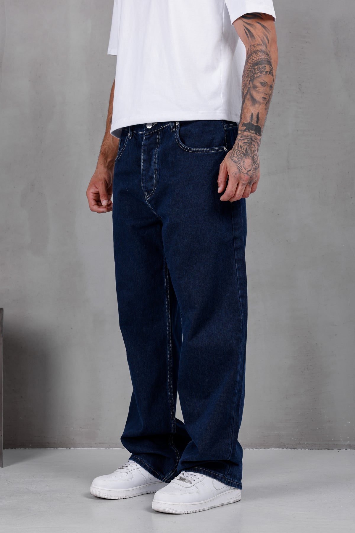 M12 Wide Baggy Jean – Rinse Indigo