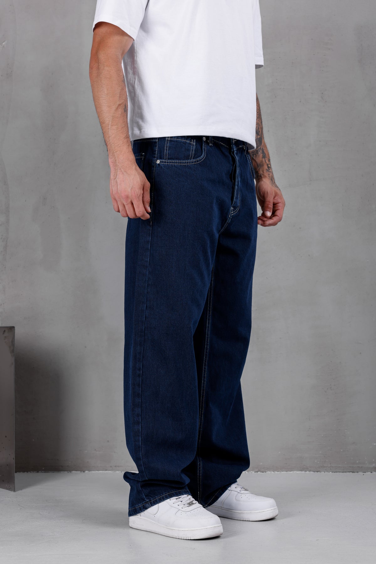 M12 Wide Baggy Jean – Rinse Indigo