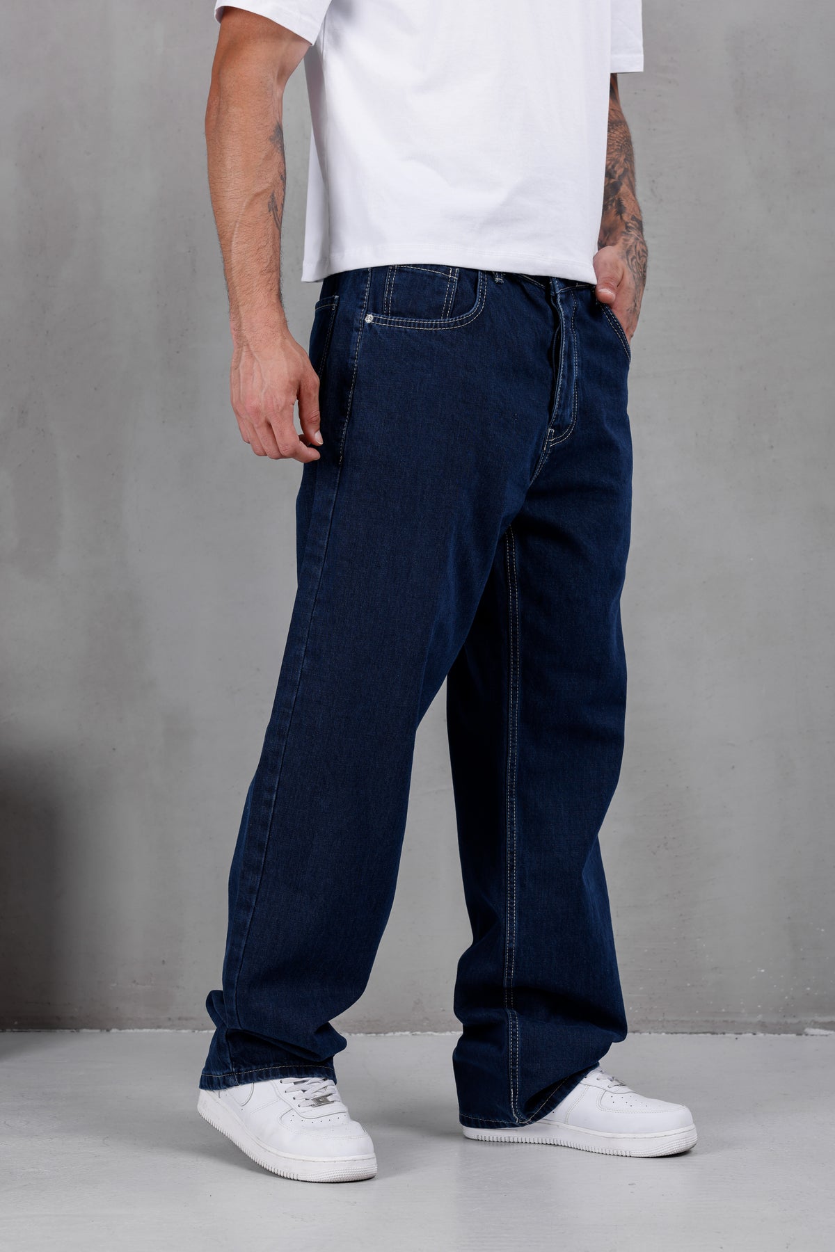 M12 Wide Baggy Jean – Rinse Indigo