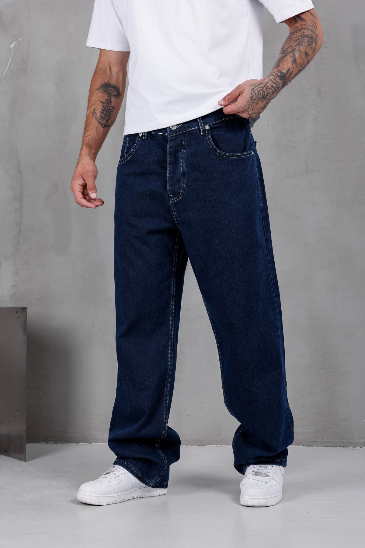 M12 Wide Baggy Jean – Rinse Indigo