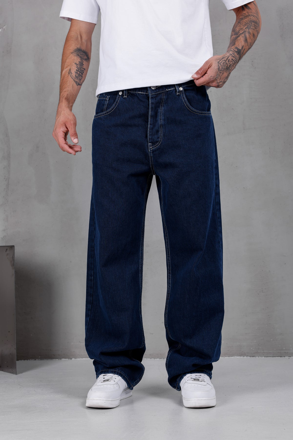M12 Wide Baggy Jean – Rinse Indigo