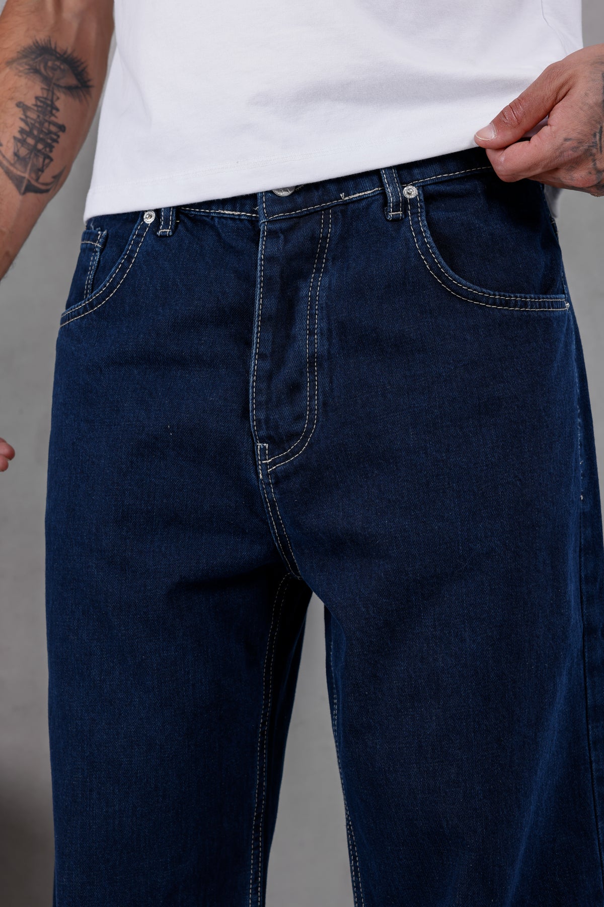 M12 Wide Baggy Jean – Rinse Indigo