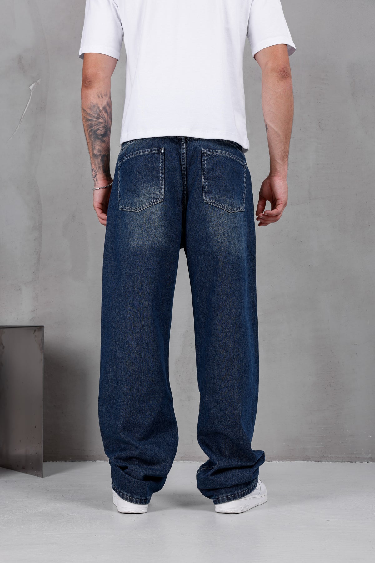 M10 Wide Baggy Jean – Deep Blue