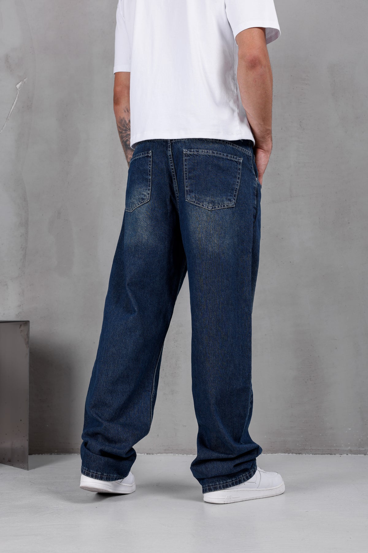 M10 Wide Baggy Jean – Deep Blue