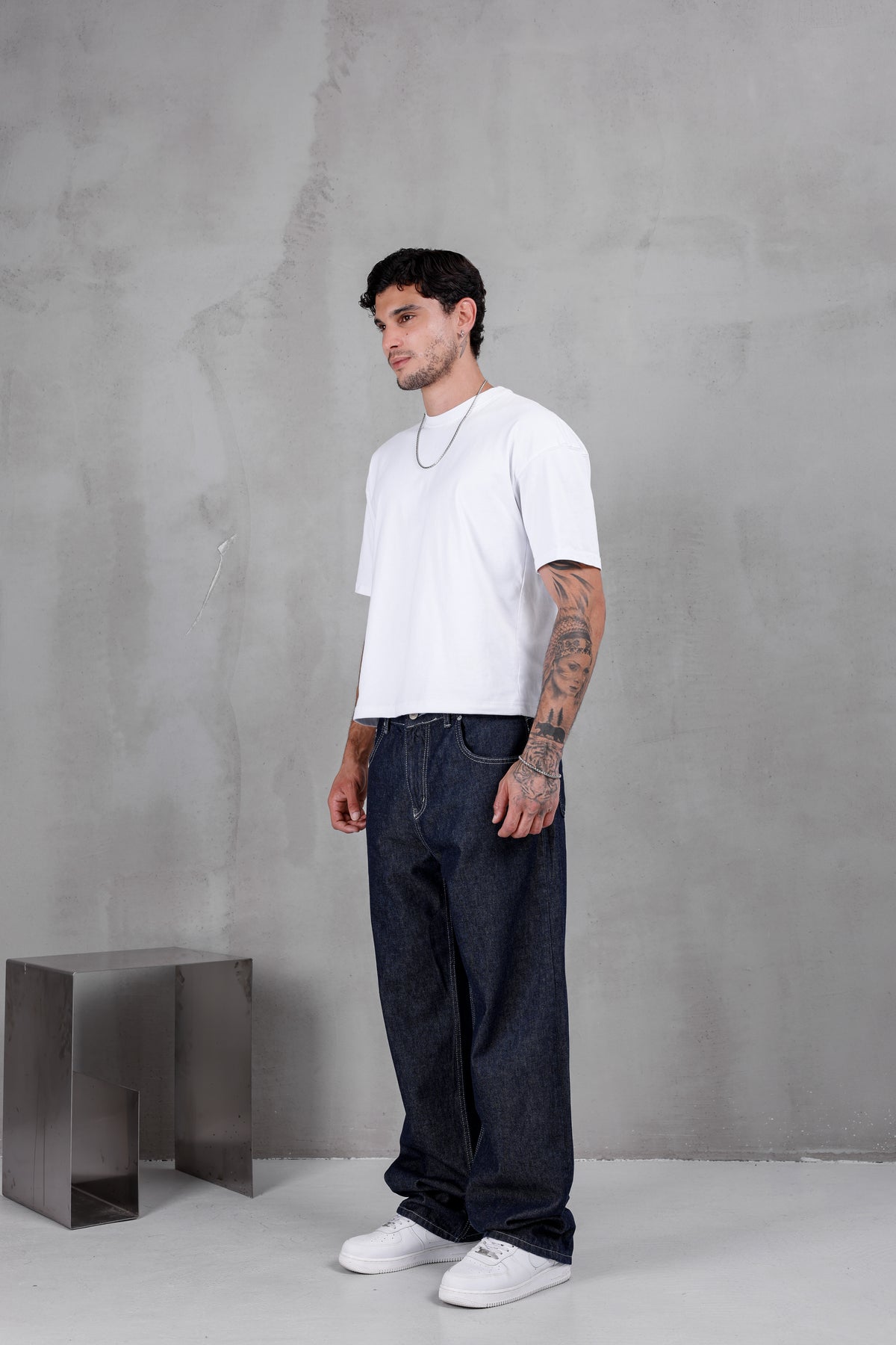 M09 Wide Baggy Jean – Raw Indigo