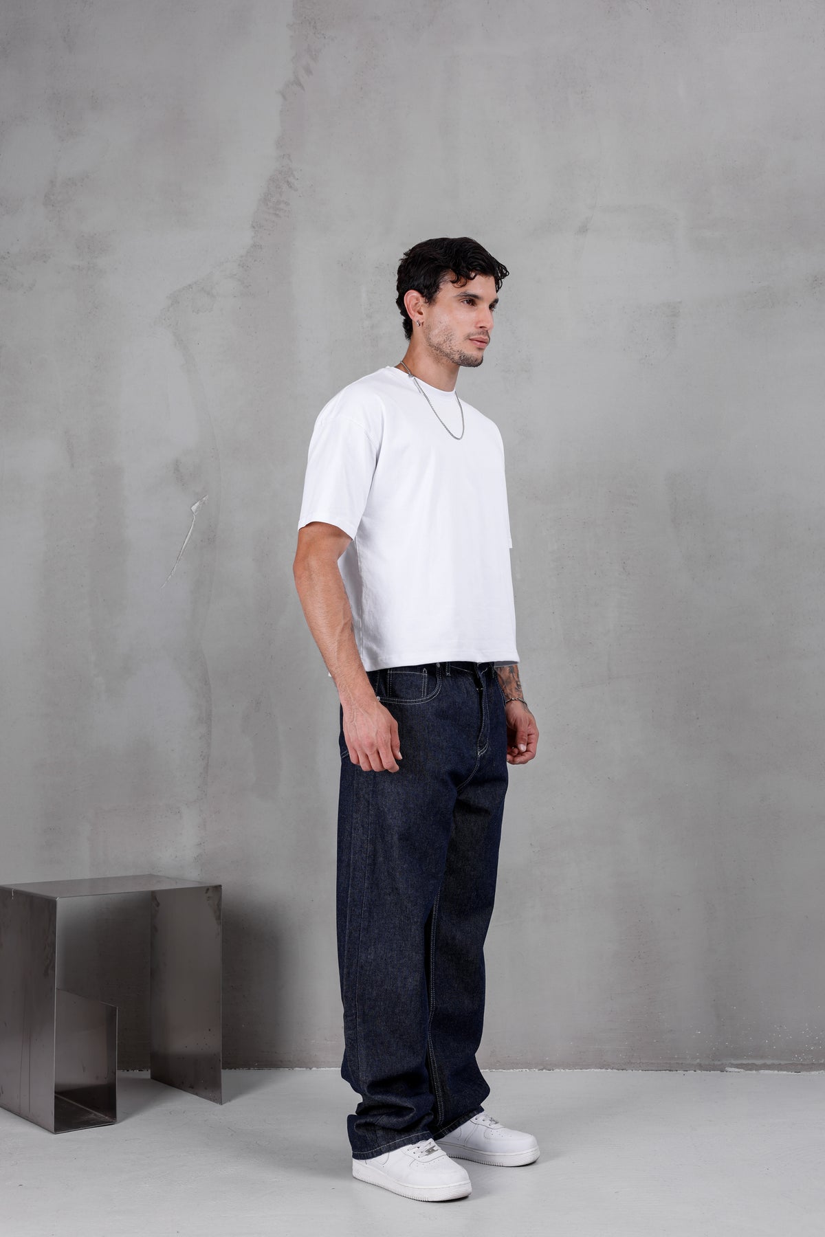 M09 Wide Baggy Jean – Raw Indigo