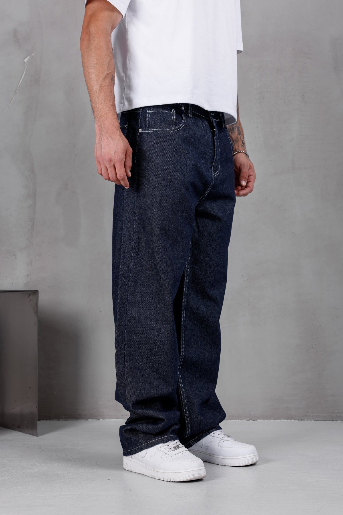 M09 Wide Baggy Jean – Raw Indigo