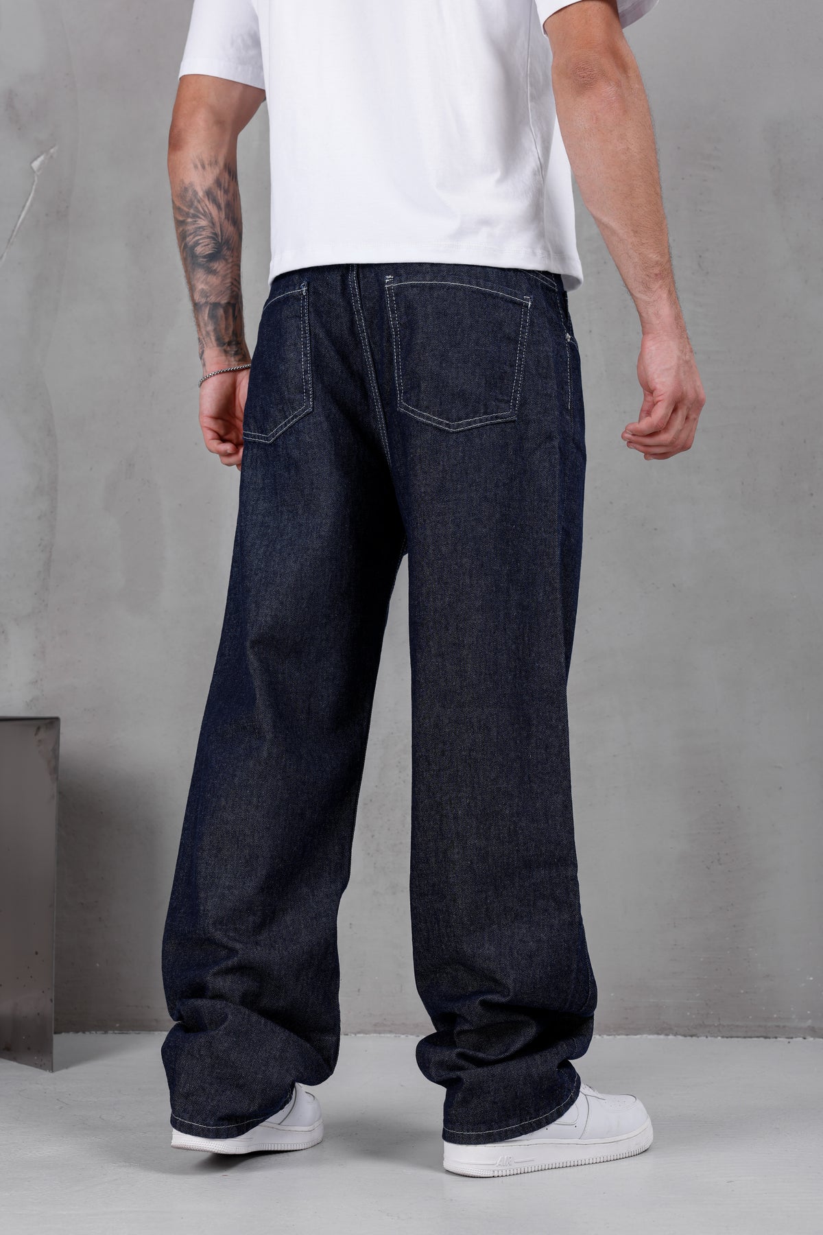 M09 Wide Baggy Jean – Raw Indigo