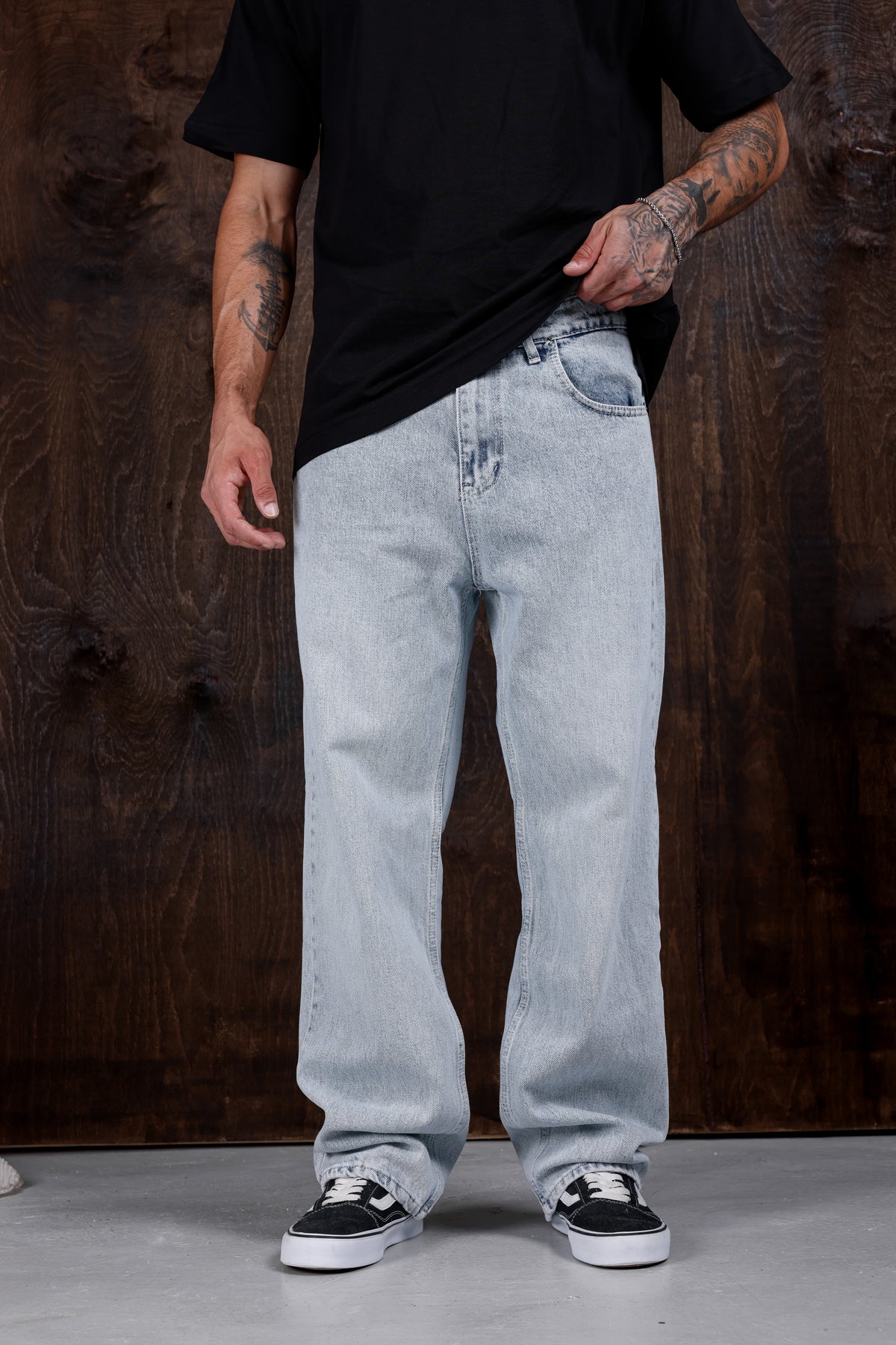 M07 Baggy Jean – Snow Blue