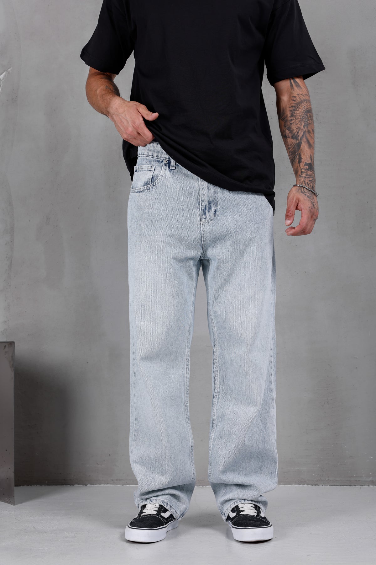 M07 Baggy Jean – Snow Blue