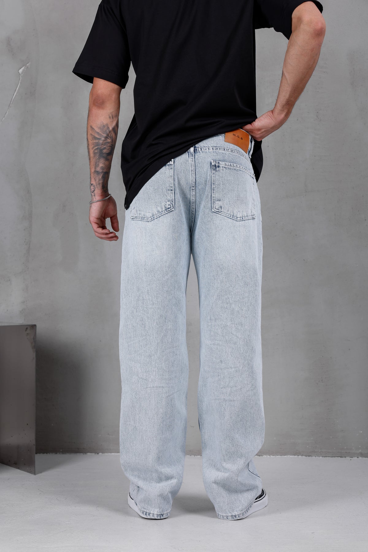 M07 Baggy Jean – Snow Blue
