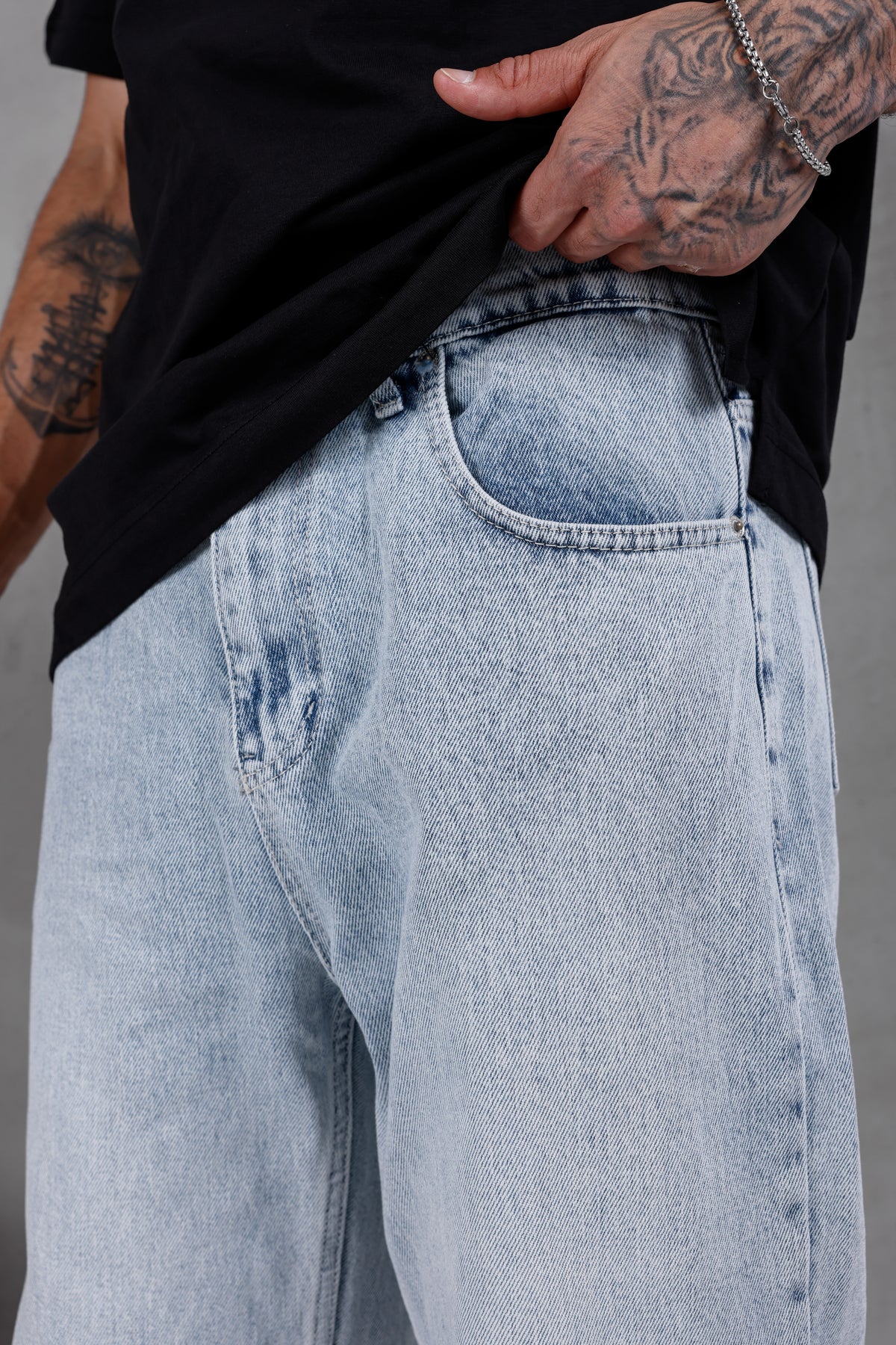 M07 Baggy Jean – Snow Blue