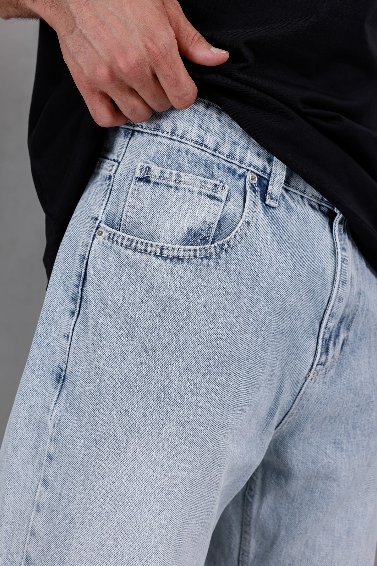 M07 Baggy Jean – Snow Blue