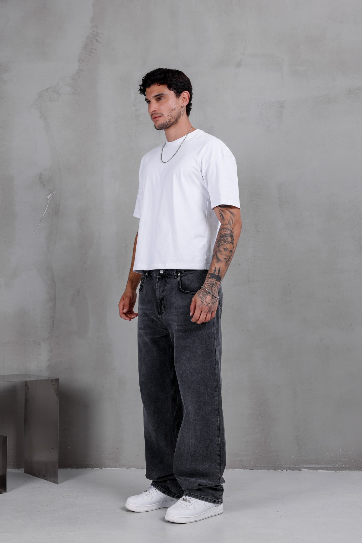 M03 Baggy Jean – Charcoal Grey