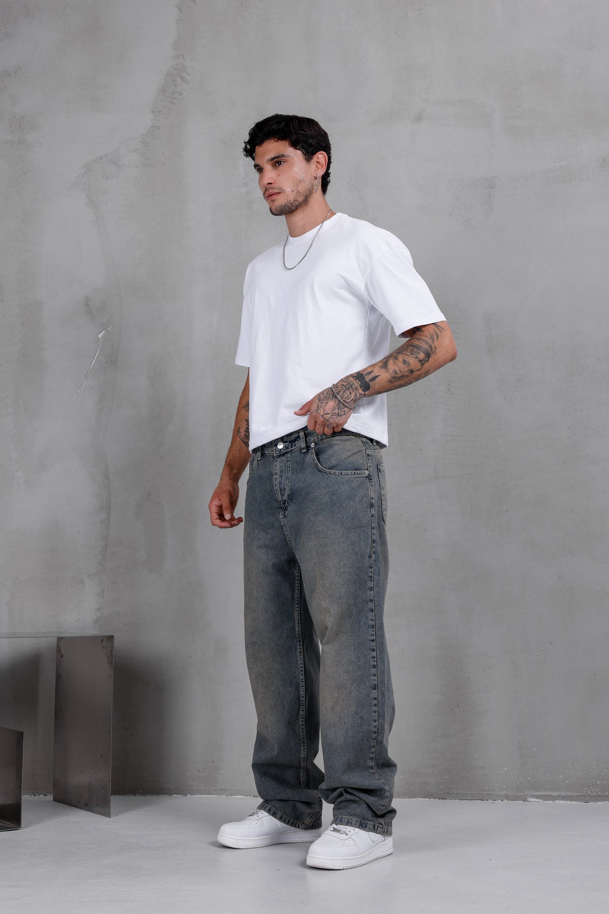 M02 Baggy Jean – Vintage Grey