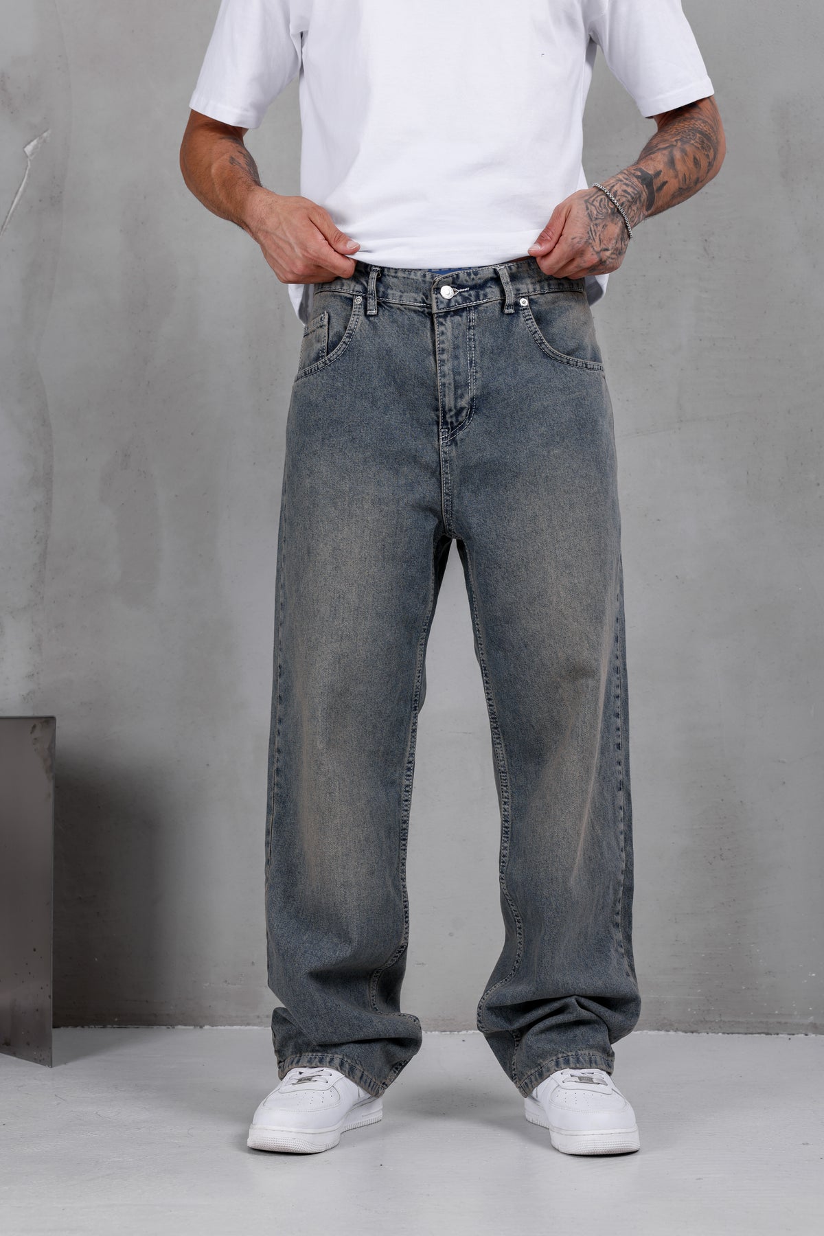 M02 Baggy Jean – Vintage Grey