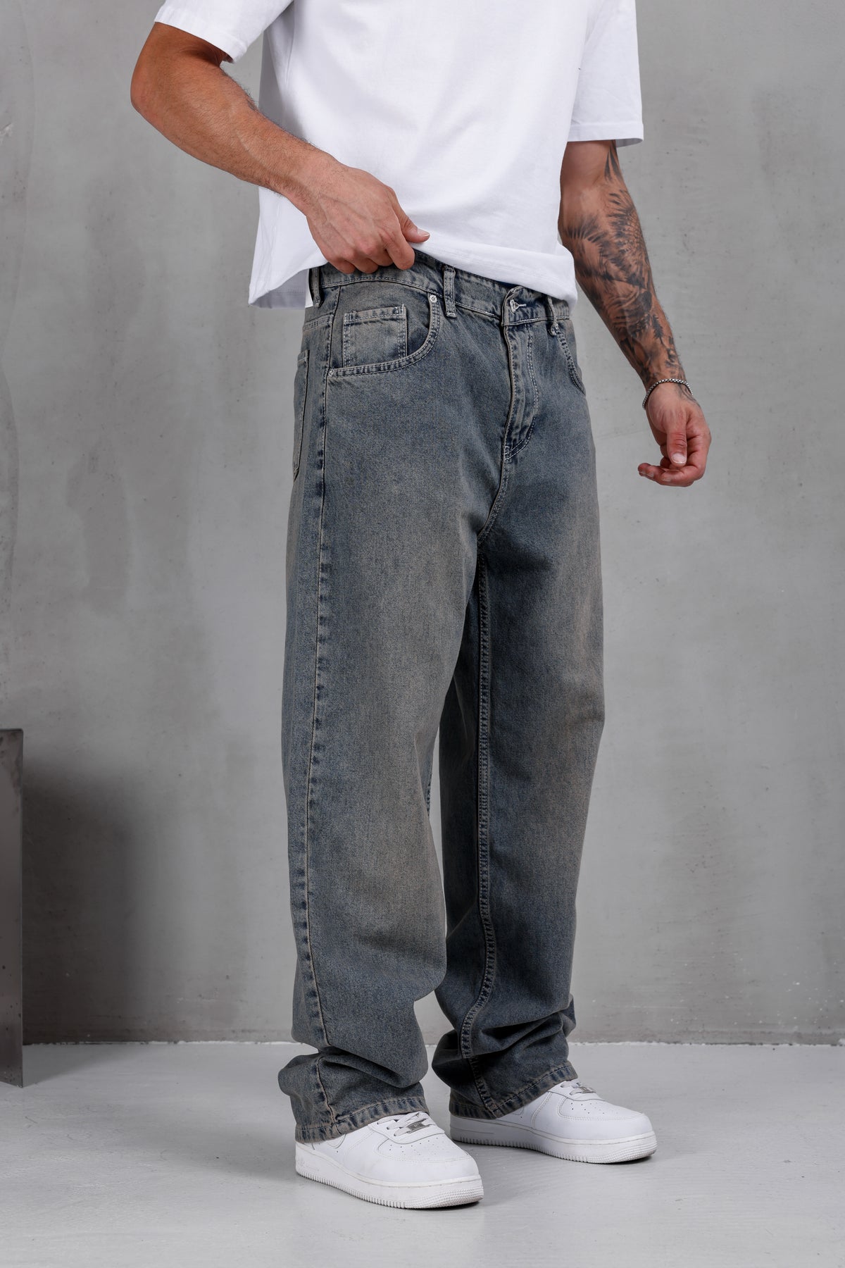 M02 Baggy Jean – Vintage Grey