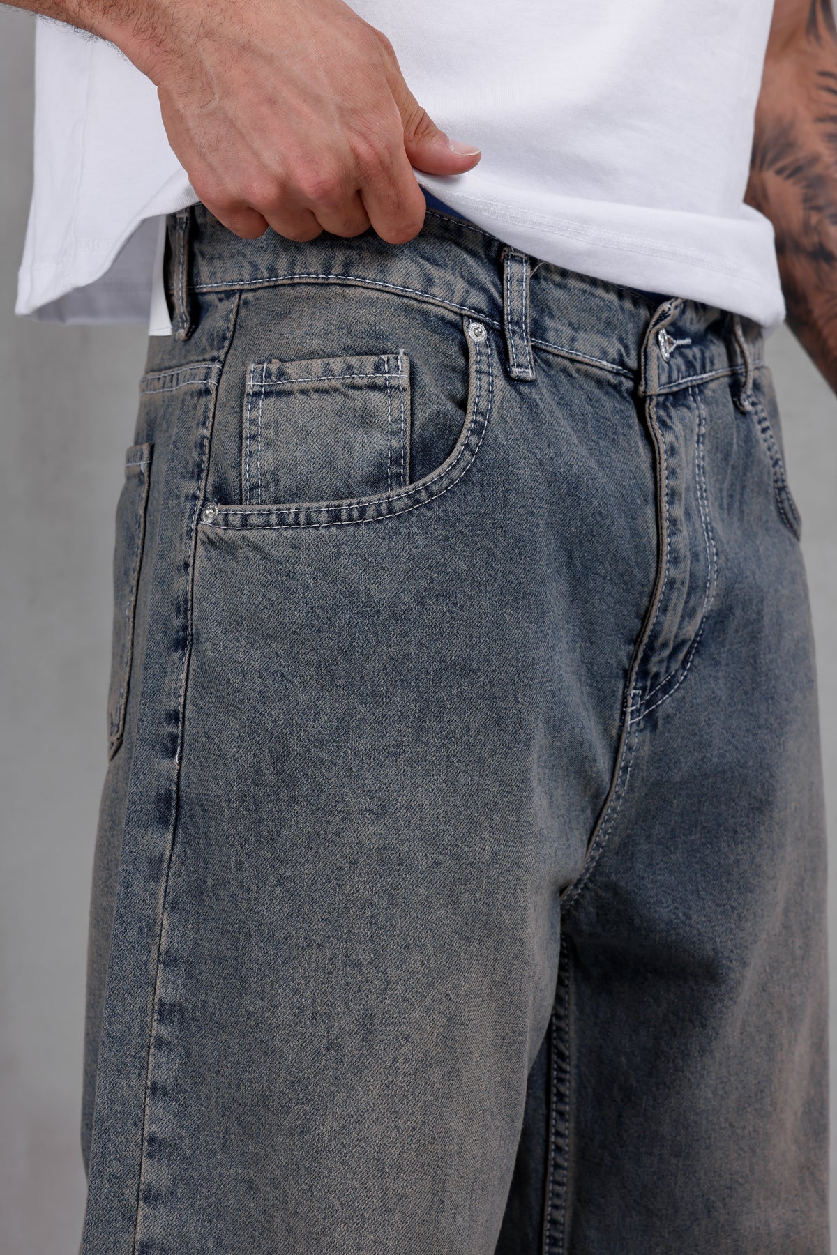 M02 Baggy Jean – Vintage Grey