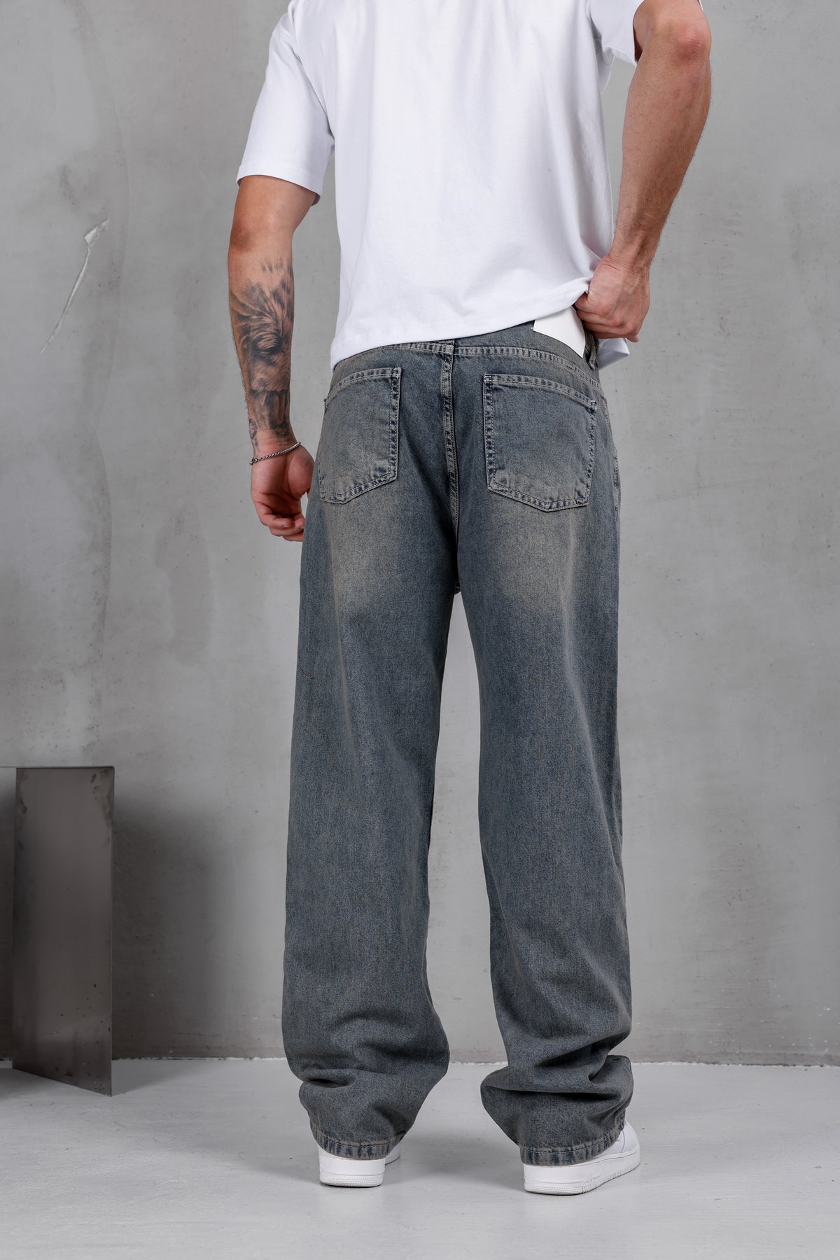 M02 Baggy Jean – Vintage Grey